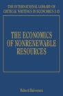 Image for The Economics of Nonrenewable Resources