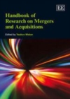 Image for Handbook of research on mergers and acquisitions