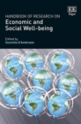 Image for Handbook of research on economic and social well-being