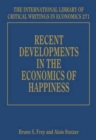 Image for Recent developments in the economics of happiness