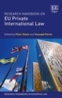 Image for Research handbook on EU private international law