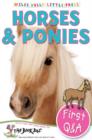 Image for First Q&amp;A horses &amp; ponies