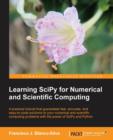 Image for Learning SciPy for Numerical and Scientific Computing