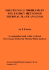 Image for Solutions of Problems in The Exergy Method of Thermal Plant Analysis