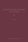 Image for Studies in the history of tax law. : Volume 6