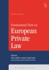 Image for Fundamental Texts on European Private Law