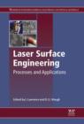 Image for Laser surface engineering: processes and applications