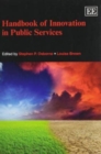 Image for Handbook of Innovation in Public Services