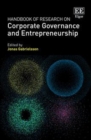 Image for Handbook of research on governance and entrepreneurship