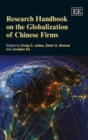 Image for Research handbook on the globalization of Chinese firms