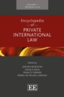 Image for Encyclopedia of Private International Law