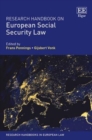 Image for Research Handbook on European Social Security Law