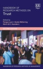 Image for Handbook of Research Methods on Trust : Second Edition
