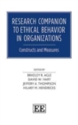 Image for Research companion to ethical behavior in organizations  : constructs and measures