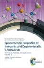 Image for Spectroscopic properties of inorganic and organometallic compounds.