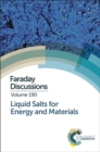 Image for Liquid salts for energy and materials