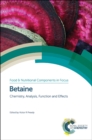 Image for Betaine: chemistry, analysis, function and effects : 7