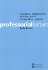 Image for Education, globalisation and the role of comparative research