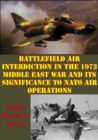 Image for Battlefield Air Interdiction In The 1973 Middle East War And Its Significance To NATO Air Operations