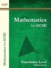 Image for Maths for GCSE, Foundation Level: Student Online Edition Including Answers (A*-G Resits)