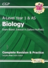 Image for A-Level Biology: Edexcel A Year 1 &amp; AS Complete Revision &amp; Practice with Online Edition