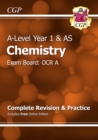Image for A-Level Chemistry: OCR A Year 1 &amp; AS Complete Revision &amp; Practice with Online Edition