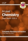 Image for A-Level Chemistry: OCR A Year 1 &amp; 2 Complete Revision &amp; Practice with Online Edition