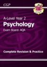 Image for A-Level Psychology: AQA Year 2 Complete Revision &amp; Practice