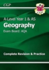 Image for A-Level Geography: AQA Year 1 &amp; AS Complete Revision &amp; Practice
