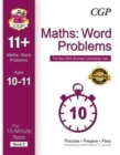 Image for 10-Minute Tests for 11+ Maths: Word Problems Ages 10-11 (Book 2) - CEM Test