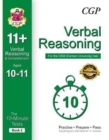 Image for 10-Minute Tests for 11+ Verbal Reasoning Ages 10-11 (Book 2) - CEM Test