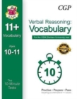 Image for 10-Minute Tests for 11+ Verbal Reasoning: Vocabulary Ages 10-11 - CEM Test