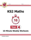 Image for KS2 Year 4 Maths 10-Minute Weekly Workouts