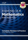 Image for AS-Level Maths OCR Complete Revision &amp; Practice (with Online Edition): for the 2024 and 2025 exams