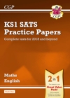 Image for New KS1 Maths and English SATS Practice Papers Pack (for the tests in 2018 and beyond) - Pack 1
