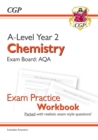 Image for A-Level Chemistry: AQA Year 2 Exam Practice Workbook - includes Answers
