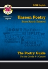 Image for GCSE English Edexcel Unseen Poetry Guide includes Online Edition