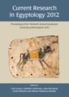Image for Current Research in Egyptology 2012: proceedings of the thirteenth annual symposium, University of Birmingham 2012