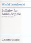 Image for Lullaby for Anne-Sophie