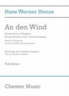 Image for An Den Wind (Full Score)