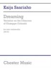 Image for Dreaming - Variation On The Chiacona Of Colombi