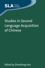 Image for Studies in second language acquisition of Chinese