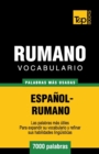 Image for Vocabulario espa?ol-rumano - 7000 palabras m?s usadas