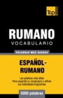 Image for Vocabulario espa?ol-rumano - 5000 palabras m?s usadas
