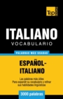 Image for Vocabulario espa?ol-italiano - 3000 palabras m?s usadas