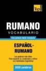 Image for Vocabulario espa?ol-rumano - 3000 palabras m?s usadas