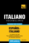 Image for Vocabulario espanol-italiano - 3000 palabras mas usadas
