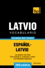 Image for Vocabulario espanol-latvio - 3000 palabras mas usadas