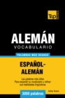 Image for Vocabulario espanol-aleman - 3000 palabras mas usadas