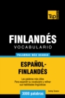 Image for Vocabulario espanol-finlandes - 3000 palabras mas usadas